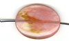 1 40x30mm Flat Oval Cherry Apple Quartz